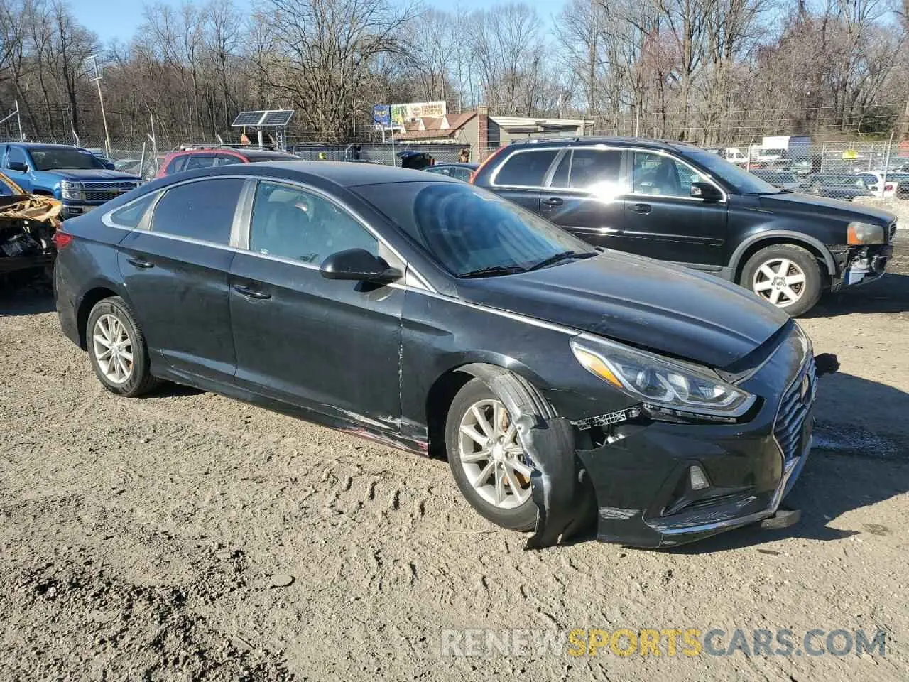 4 Photograph of a damaged car 5NPE24AF7KH751838 HYUNDAI SONATA 2019