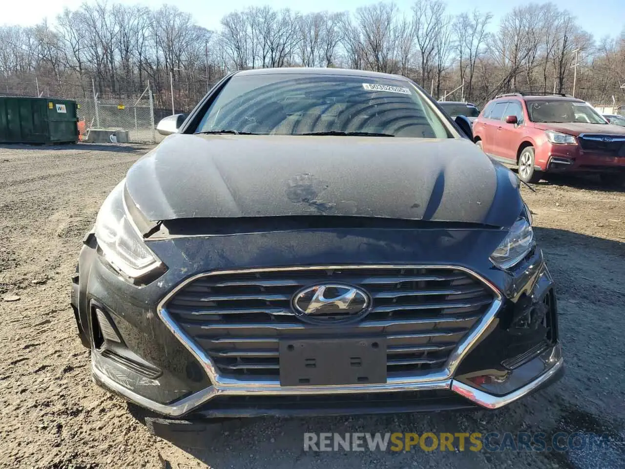 5 Photograph of a damaged car 5NPE24AF7KH751838 HYUNDAI SONATA 2019