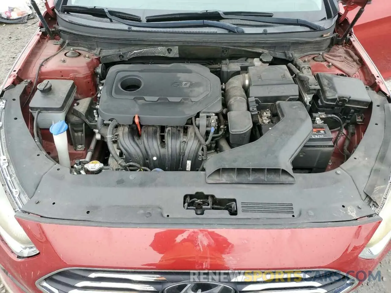 13 Photograph of a damaged car 5NPE24AF7KH766629 HYUNDAI SONATA 2019