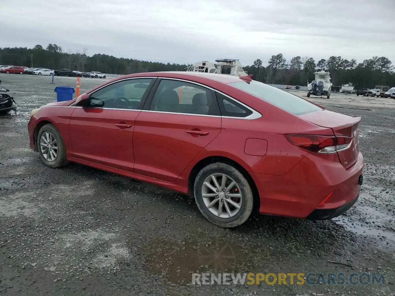 2 Photograph of a damaged car 5NPE24AF7KH766629 HYUNDAI SONATA 2019