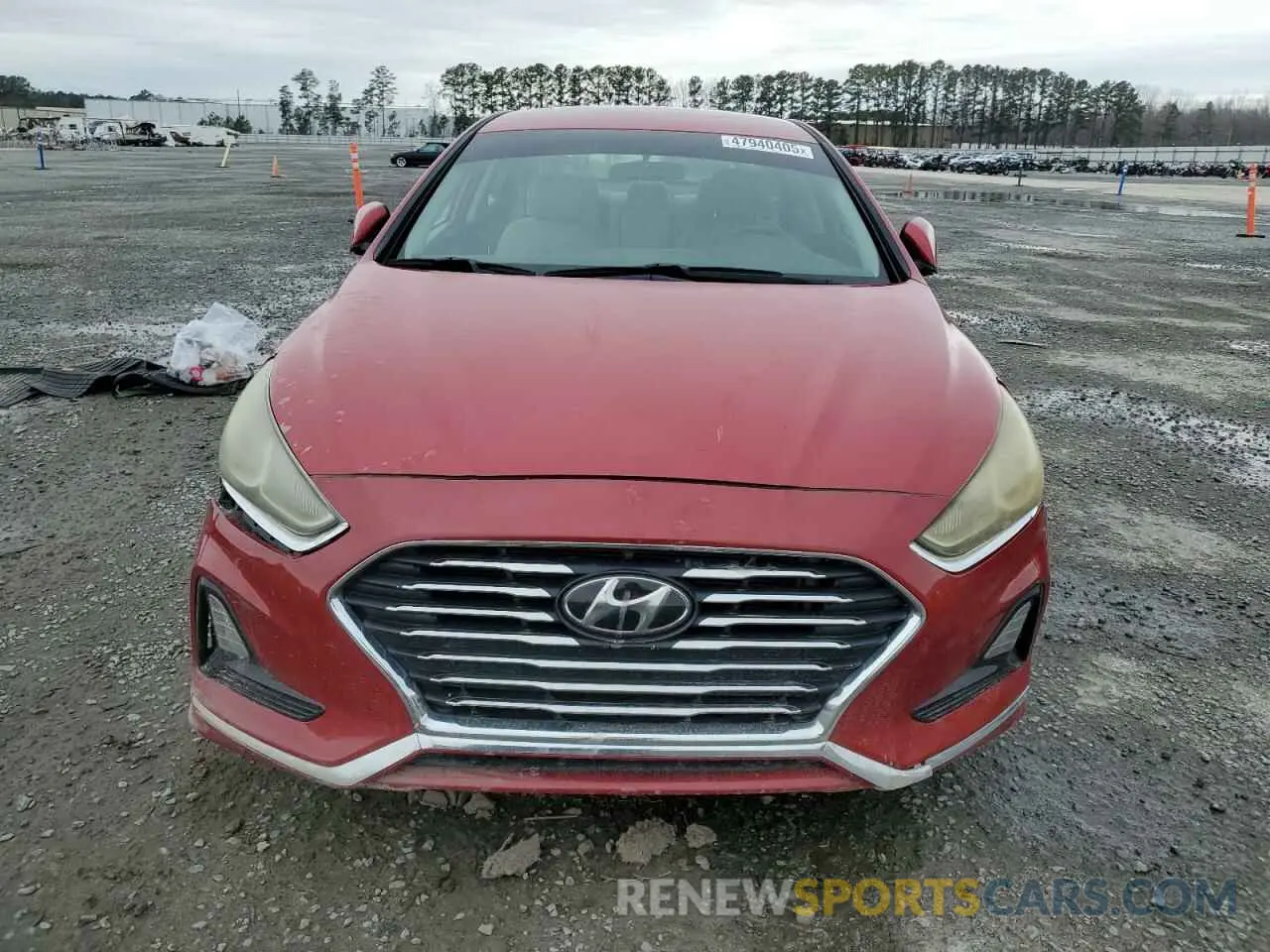 5 Photograph of a damaged car 5NPE24AF7KH766629 HYUNDAI SONATA 2019