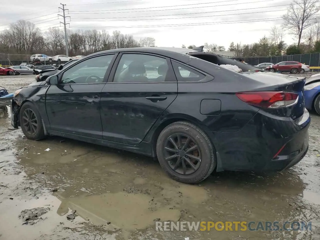 2 Photograph of a damaged car 5NPE24AF7KH804392 HYUNDAI SONATA 2019
