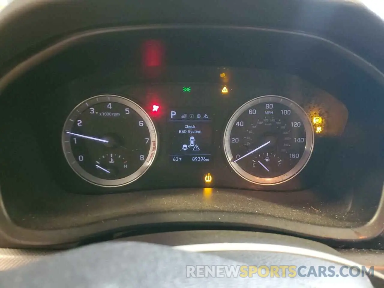 9 Photograph of a damaged car 5NPE24AF8KH740640 HYUNDAI SONATA 2019