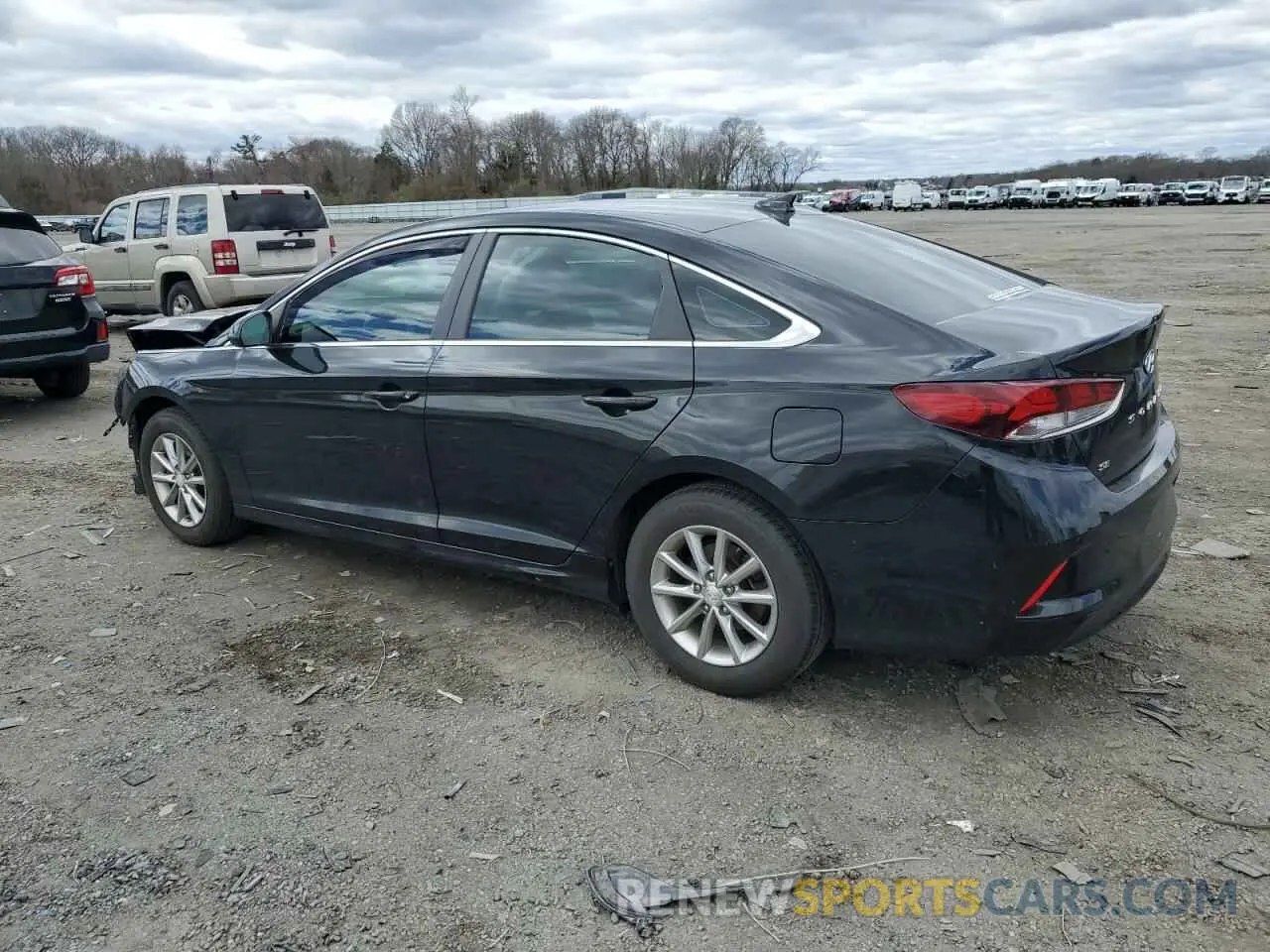 2 Photograph of a damaged car 5NPE24AF8KH744395 HYUNDAI SONATA 2019