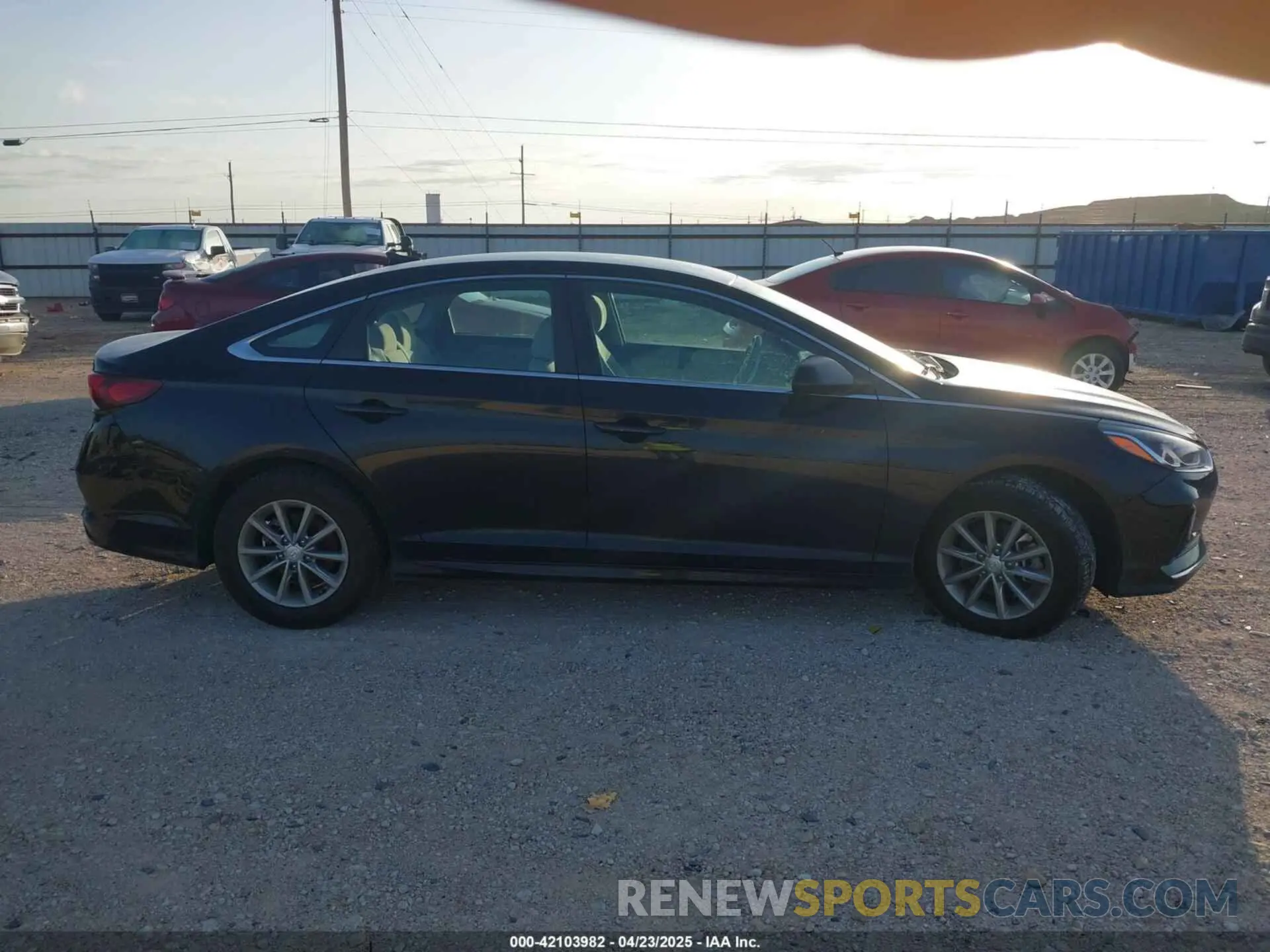 13 Photograph of a damaged car 5NPE24AF8KH777929 HYUNDAI SONATA 2019