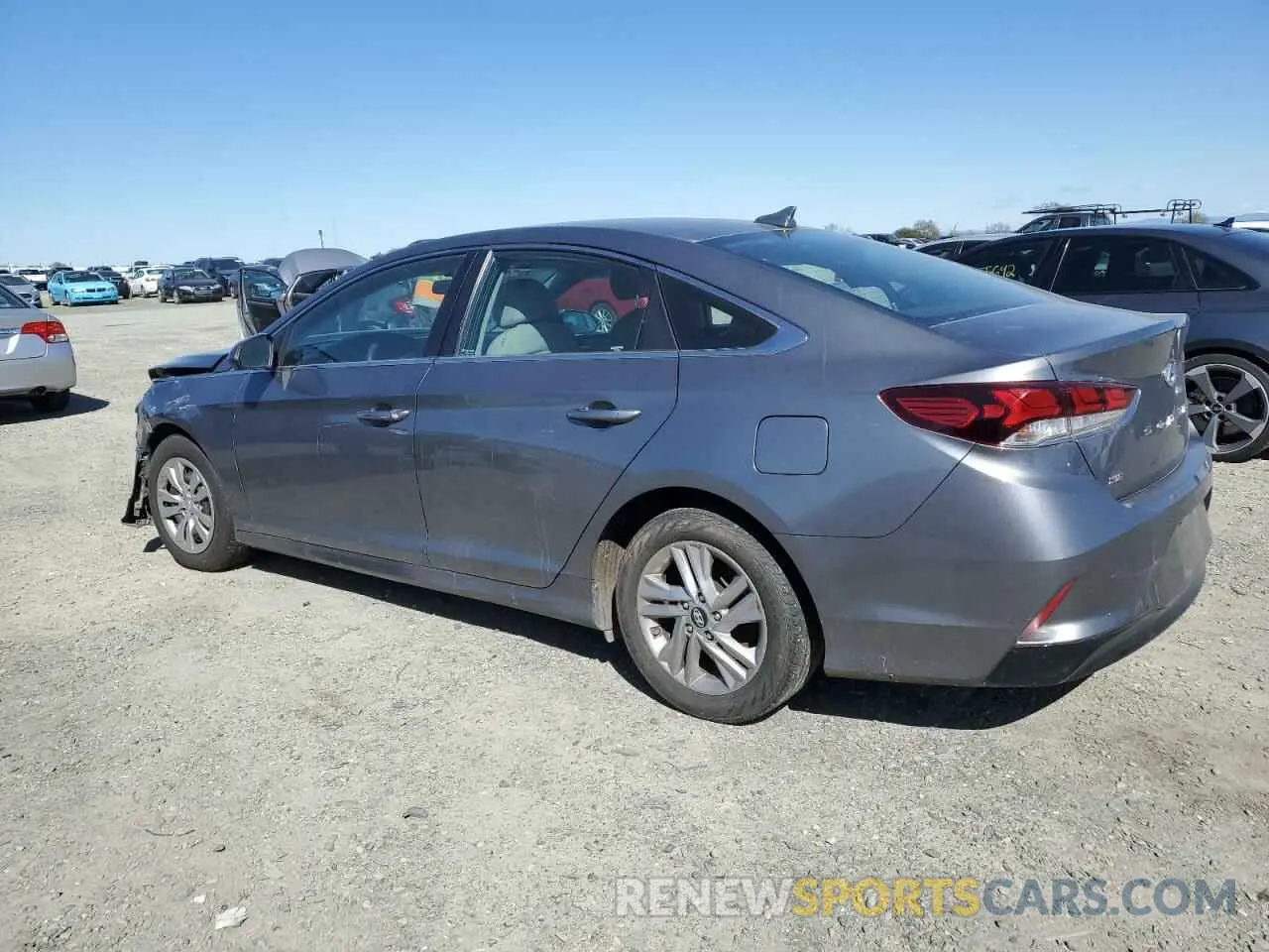 2 Photograph of a damaged car 5NPE24AF8KH779065 HYUNDAI SONATA 2019