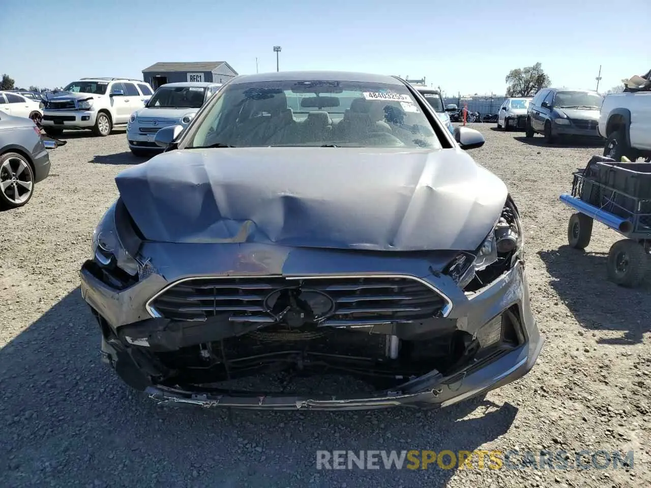 5 Photograph of a damaged car 5NPE24AF8KH779065 HYUNDAI SONATA 2019