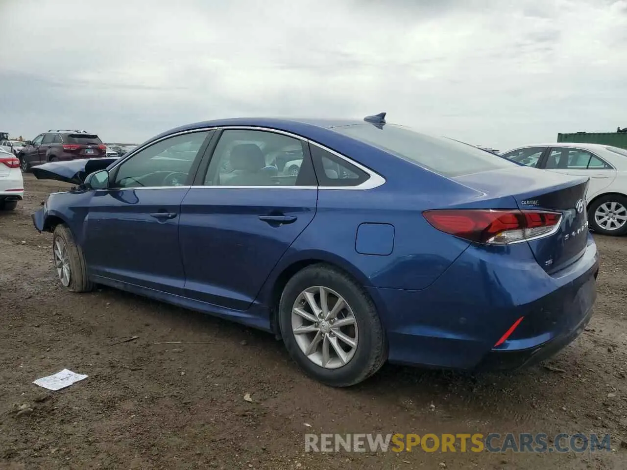 2 Photograph of a damaged car 5NPE24AF8KH790597 HYUNDAI SONATA 2019
