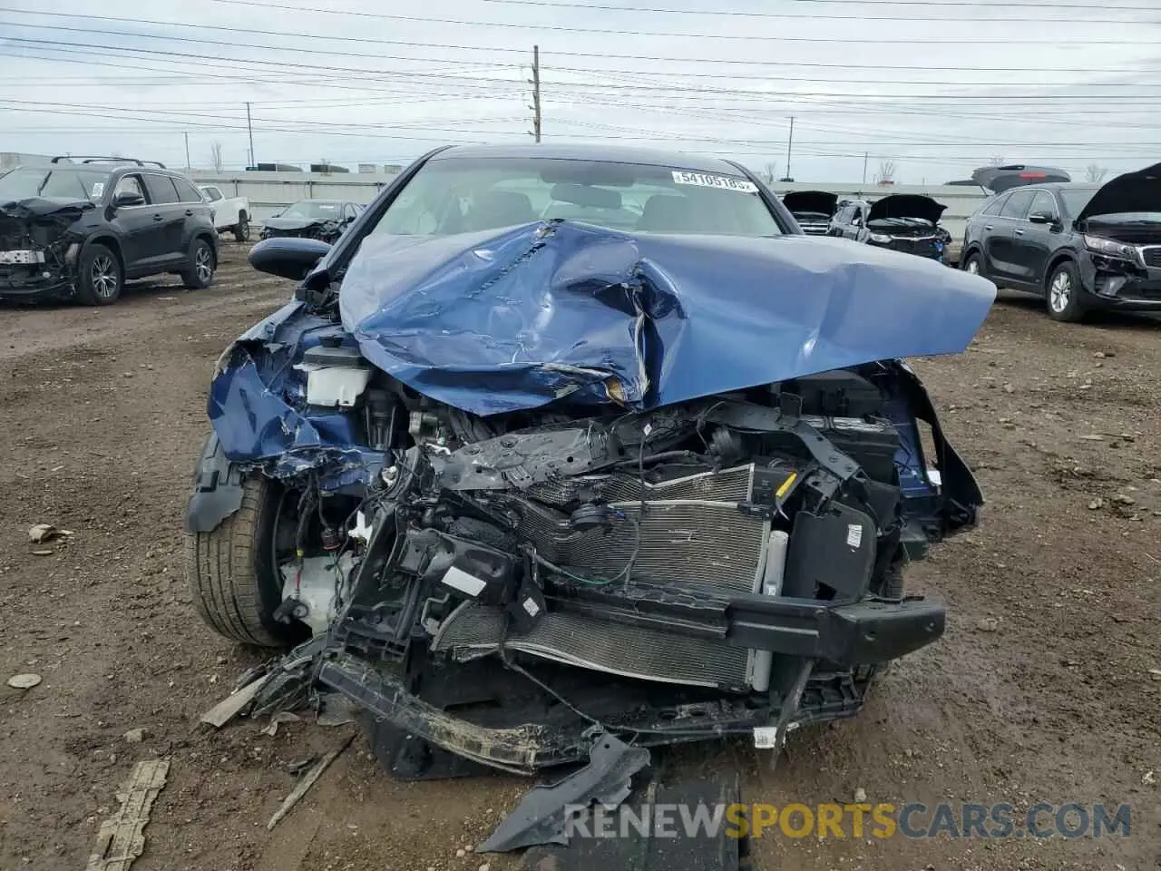 5 Photograph of a damaged car 5NPE24AF8KH790597 HYUNDAI SONATA 2019