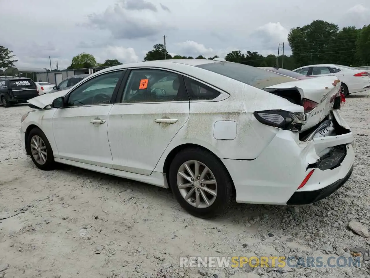 2 Photograph of a damaged car 5NPE24AF8KH793273 HYUNDAI SONATA 2019
