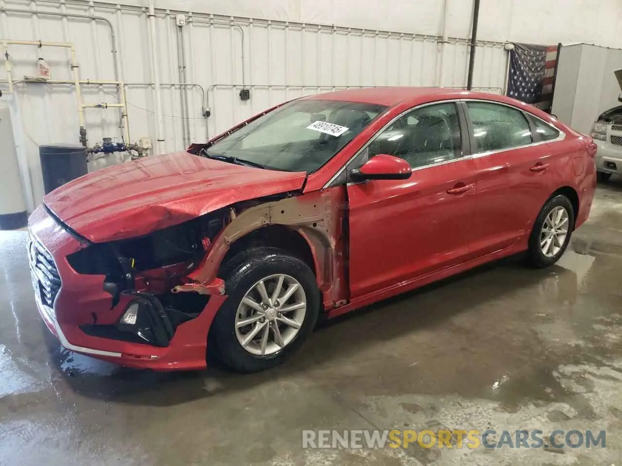 1 Photograph of a damaged car 5NPE24AF8KH794844 HYUNDAI SONATA 2019