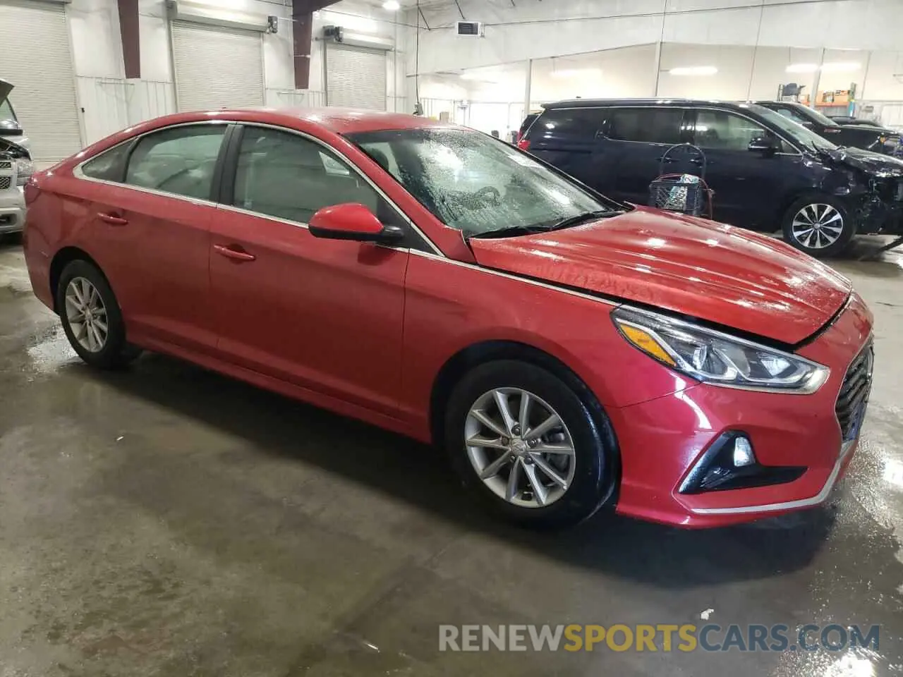 4 Photograph of a damaged car 5NPE24AF8KH794844 HYUNDAI SONATA 2019