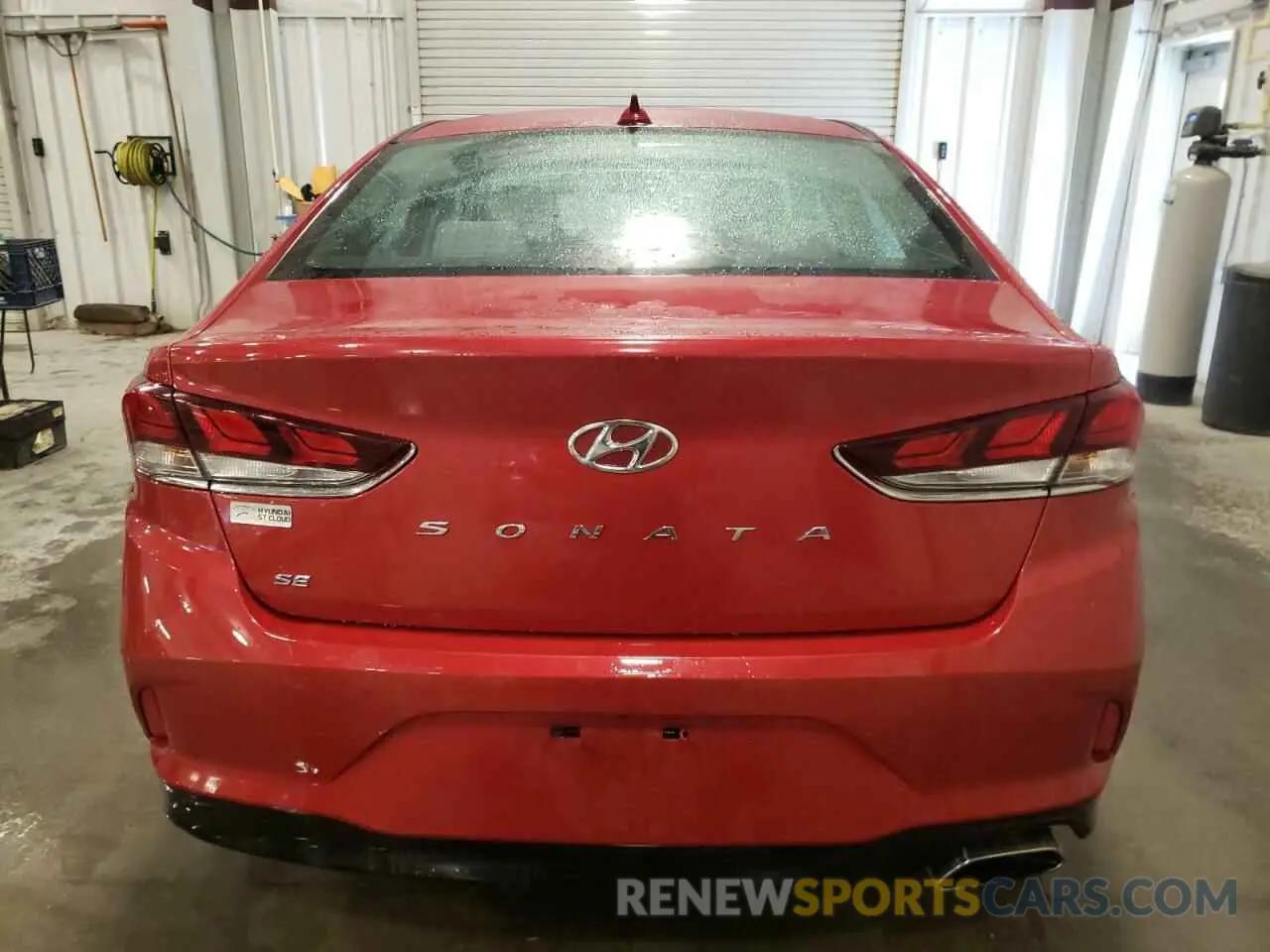 6 Photograph of a damaged car 5NPE24AF8KH794844 HYUNDAI SONATA 2019