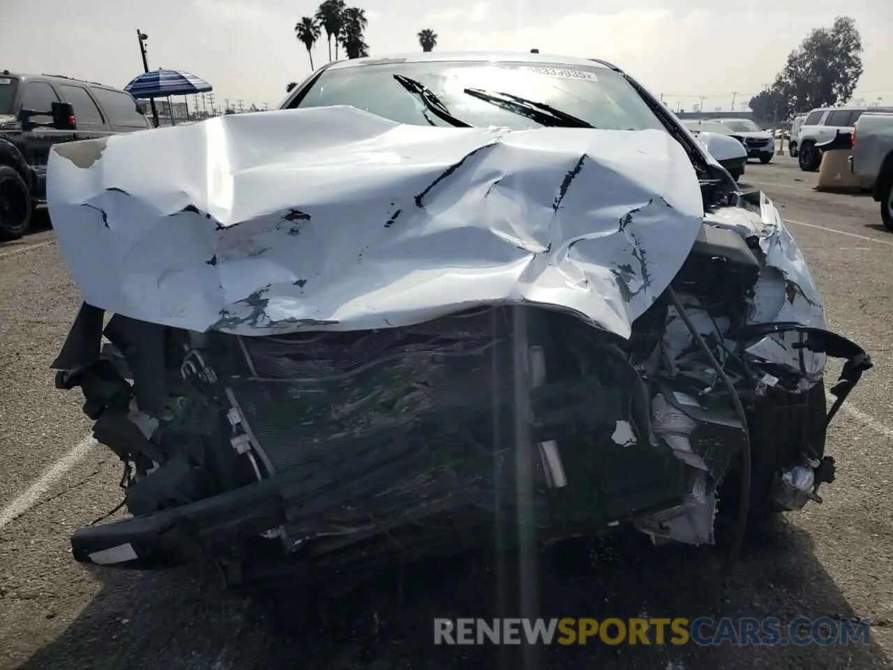 5 Photograph of a damaged car 5NPE24AF8KH796206 HYUNDAI SONATA 2019