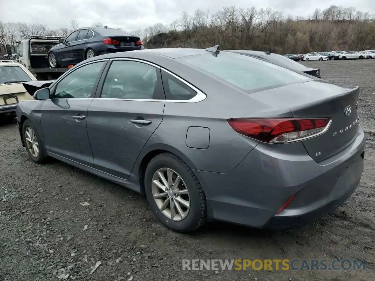 2 Photograph of a damaged car 5NPE24AF8KH798473 HYUNDAI SONATA 2019