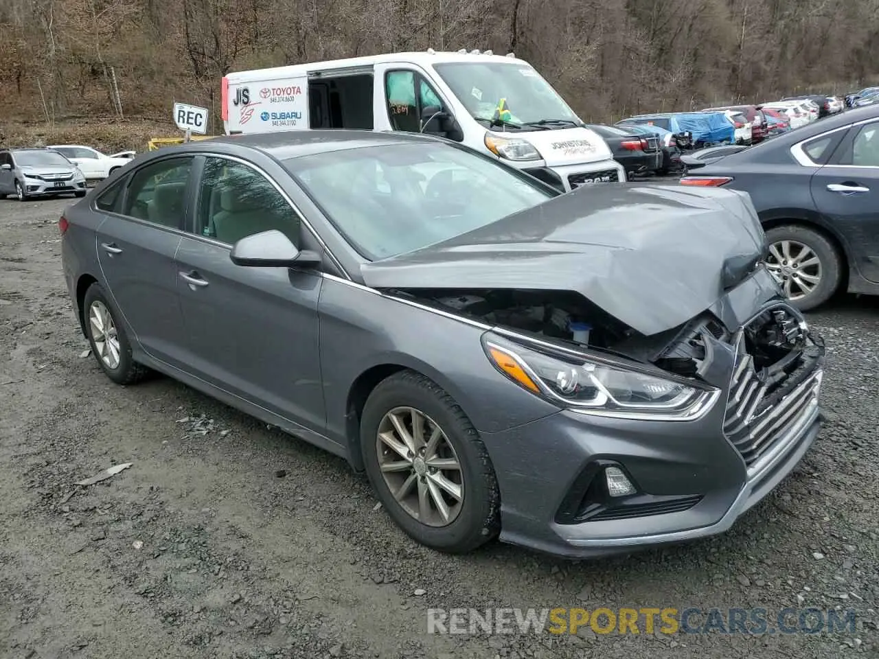 4 Photograph of a damaged car 5NPE24AF8KH798473 HYUNDAI SONATA 2019