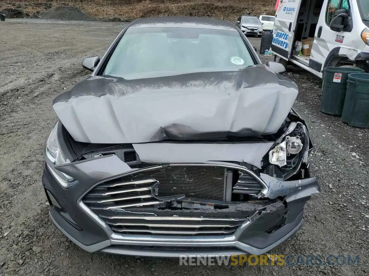 5 Photograph of a damaged car 5NPE24AF8KH798473 HYUNDAI SONATA 2019