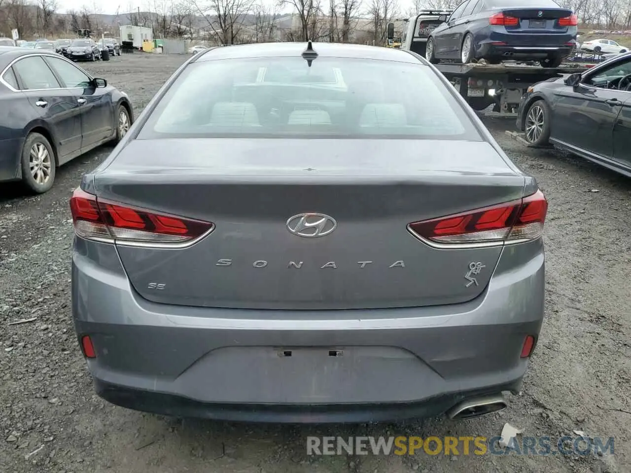 6 Photograph of a damaged car 5NPE24AF8KH798473 HYUNDAI SONATA 2019