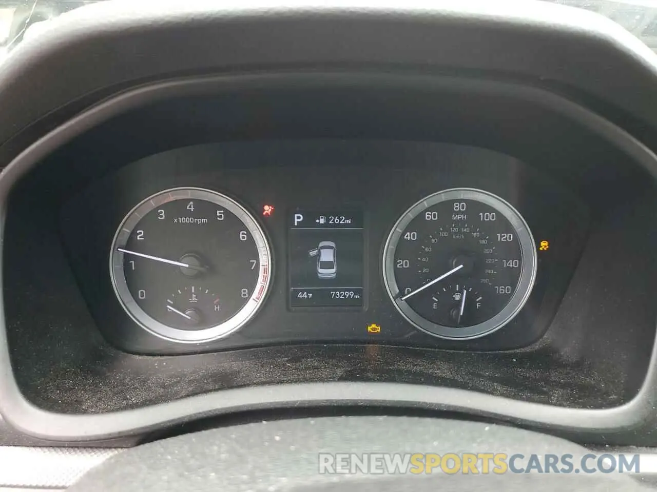 9 Photograph of a damaged car 5NPE24AF8KH798473 HYUNDAI SONATA 2019