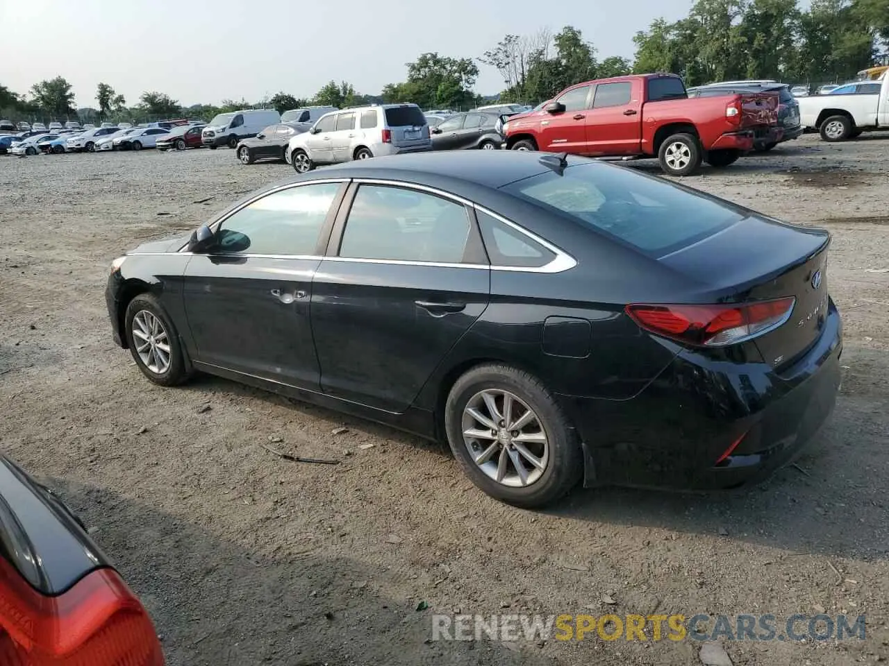 2 Photograph of a damaged car 5NPE24AF8KH806510 HYUNDAI SONATA 2019
