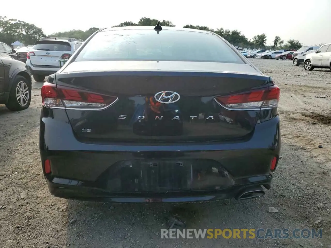 6 Photograph of a damaged car 5NPE24AF8KH806510 HYUNDAI SONATA 2019
