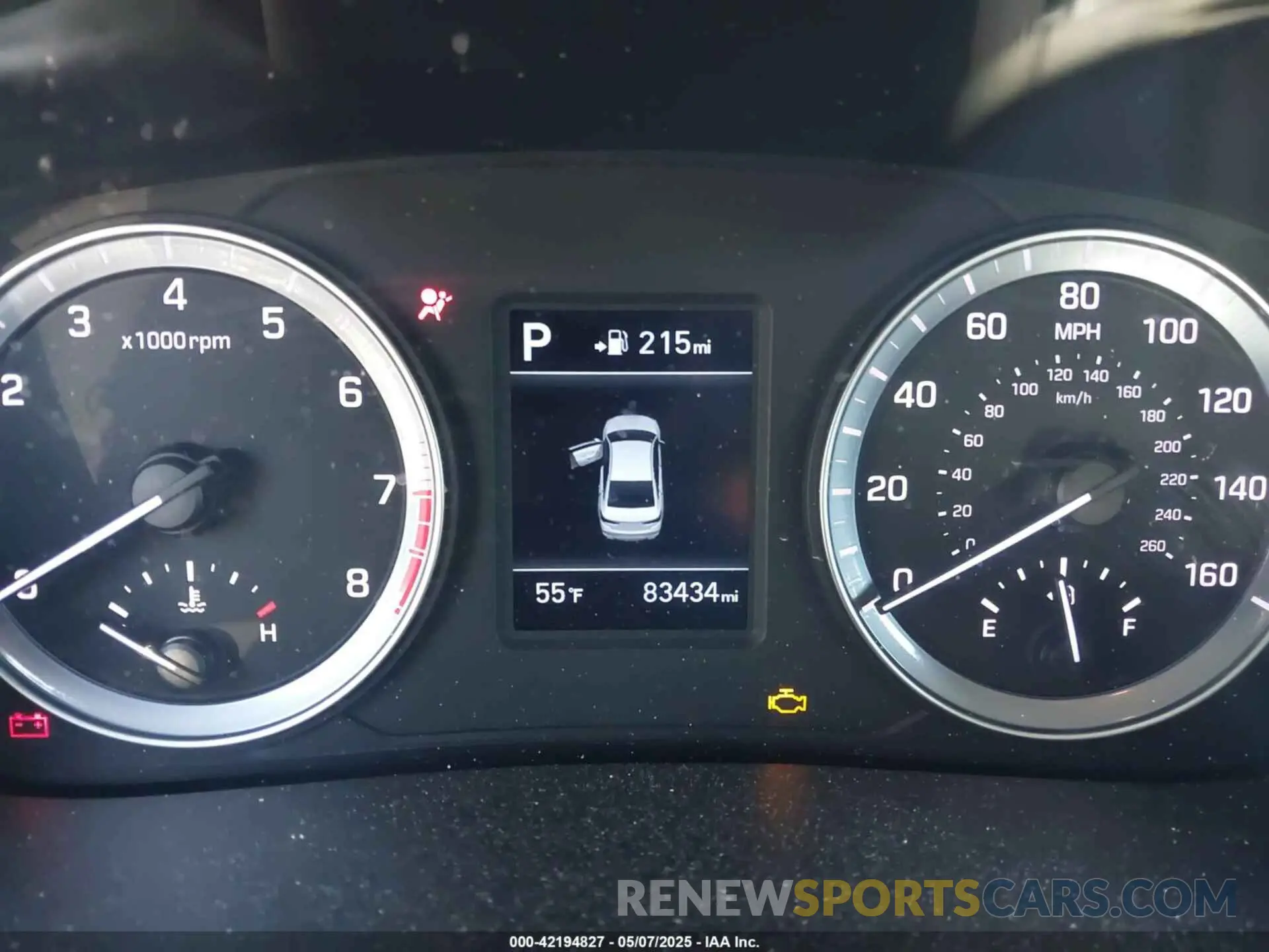 7 Photograph of a damaged car 5NPE24AF8KH810752 HYUNDAI SONATA 2019