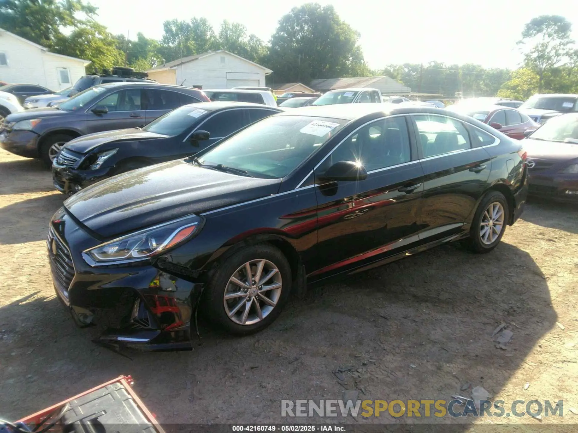 2 Photograph of a damaged car 5NPE24AF9KH749086 HYUNDAI SONATA 2019