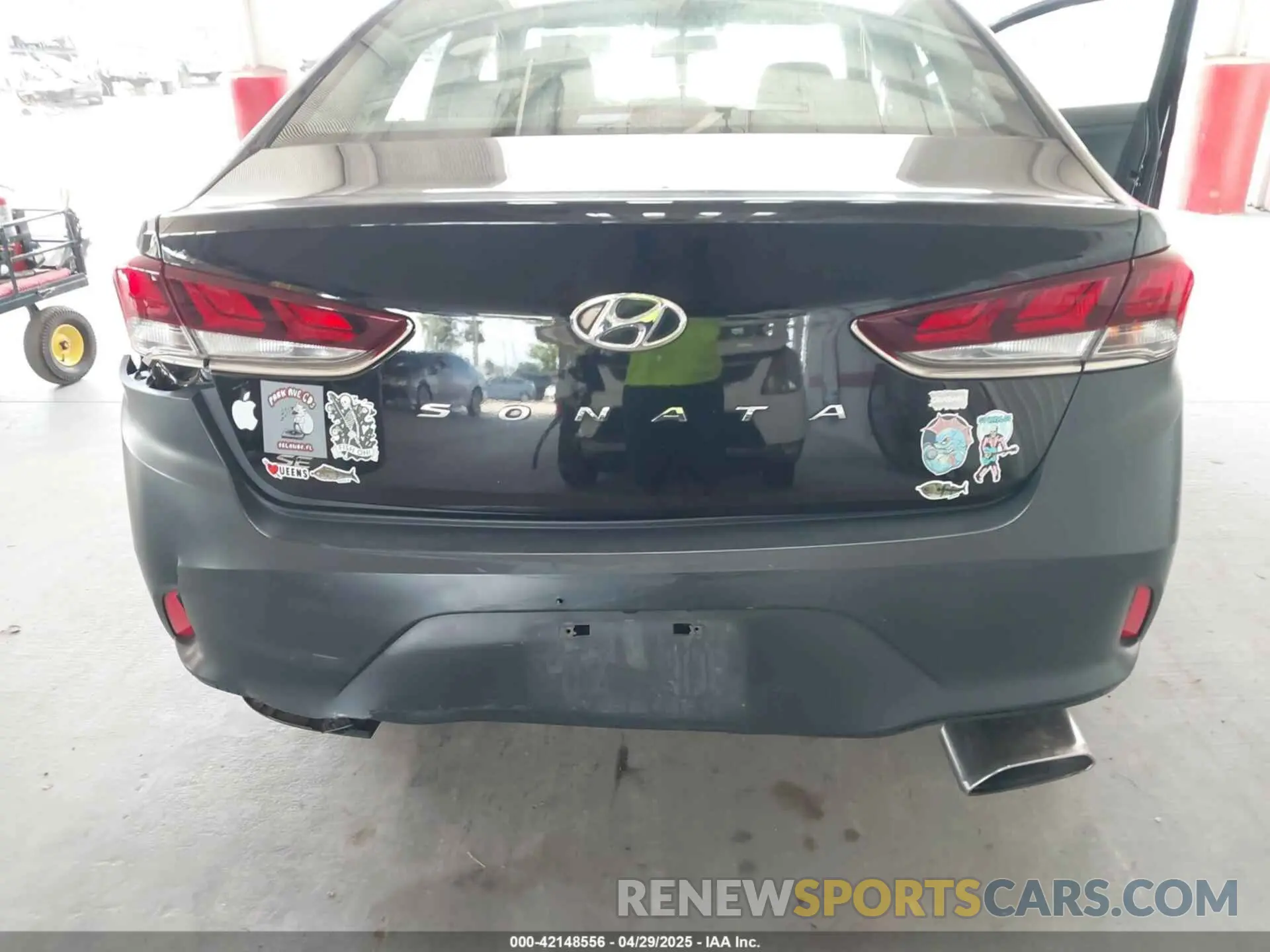 6 Photograph of a damaged car 5NPE24AF9KH752456 HYUNDAI SONATA 2019