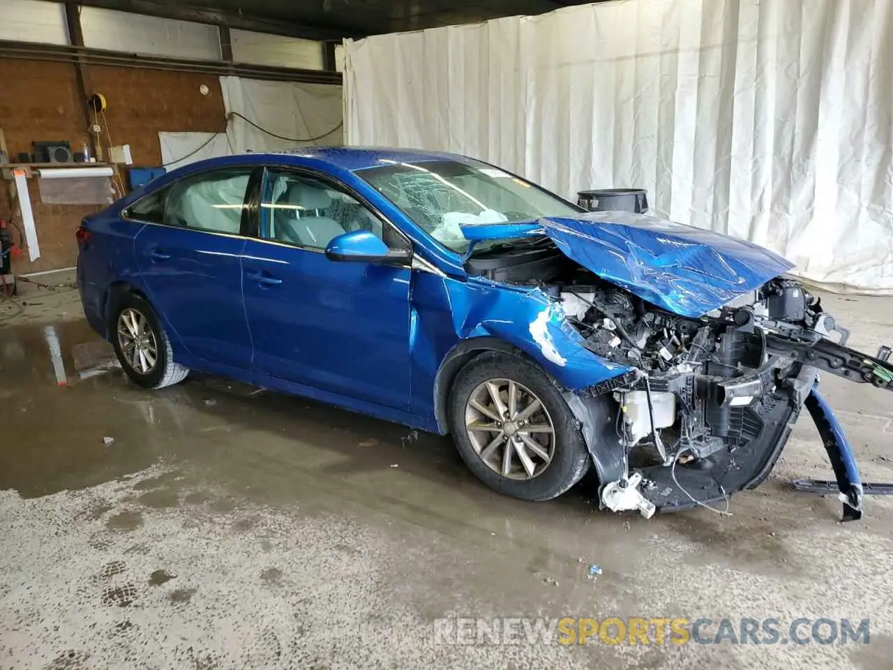4 Photograph of a damaged car 5NPE24AF9KH754997 HYUNDAI SONATA 2019