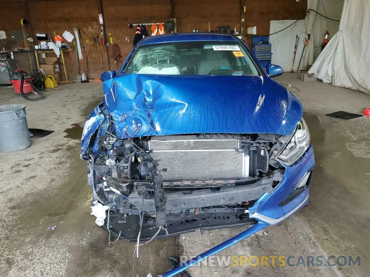 5 Photograph of a damaged car 5NPE24AF9KH754997 HYUNDAI SONATA 2019
