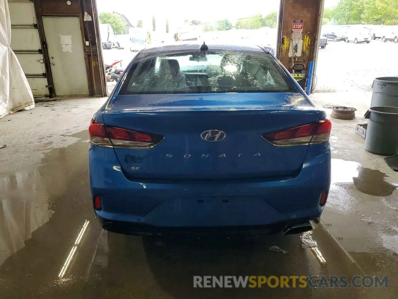 6 Photograph of a damaged car 5NPE24AF9KH754997 HYUNDAI SONATA 2019