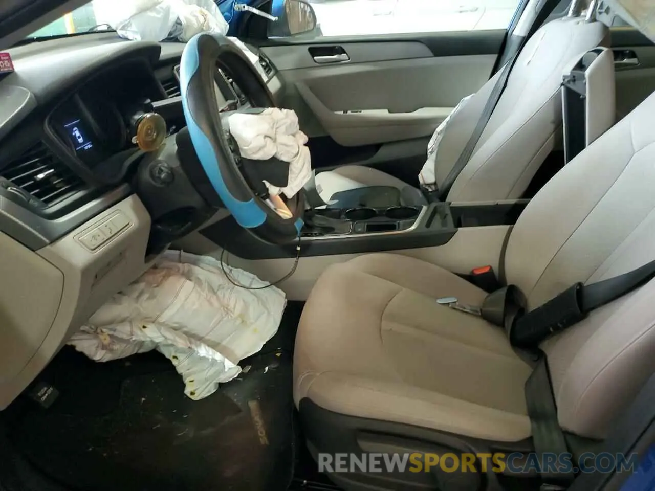 7 Photograph of a damaged car 5NPE24AF9KH754997 HYUNDAI SONATA 2019