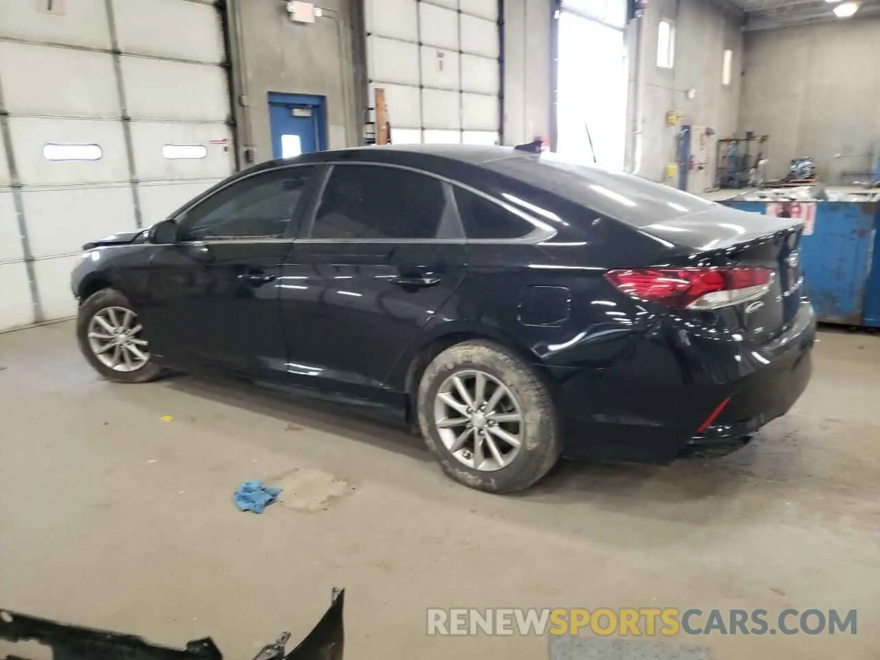2 Photograph of a damaged car 5NPE24AF9KH762503 HYUNDAI SONATA 2019