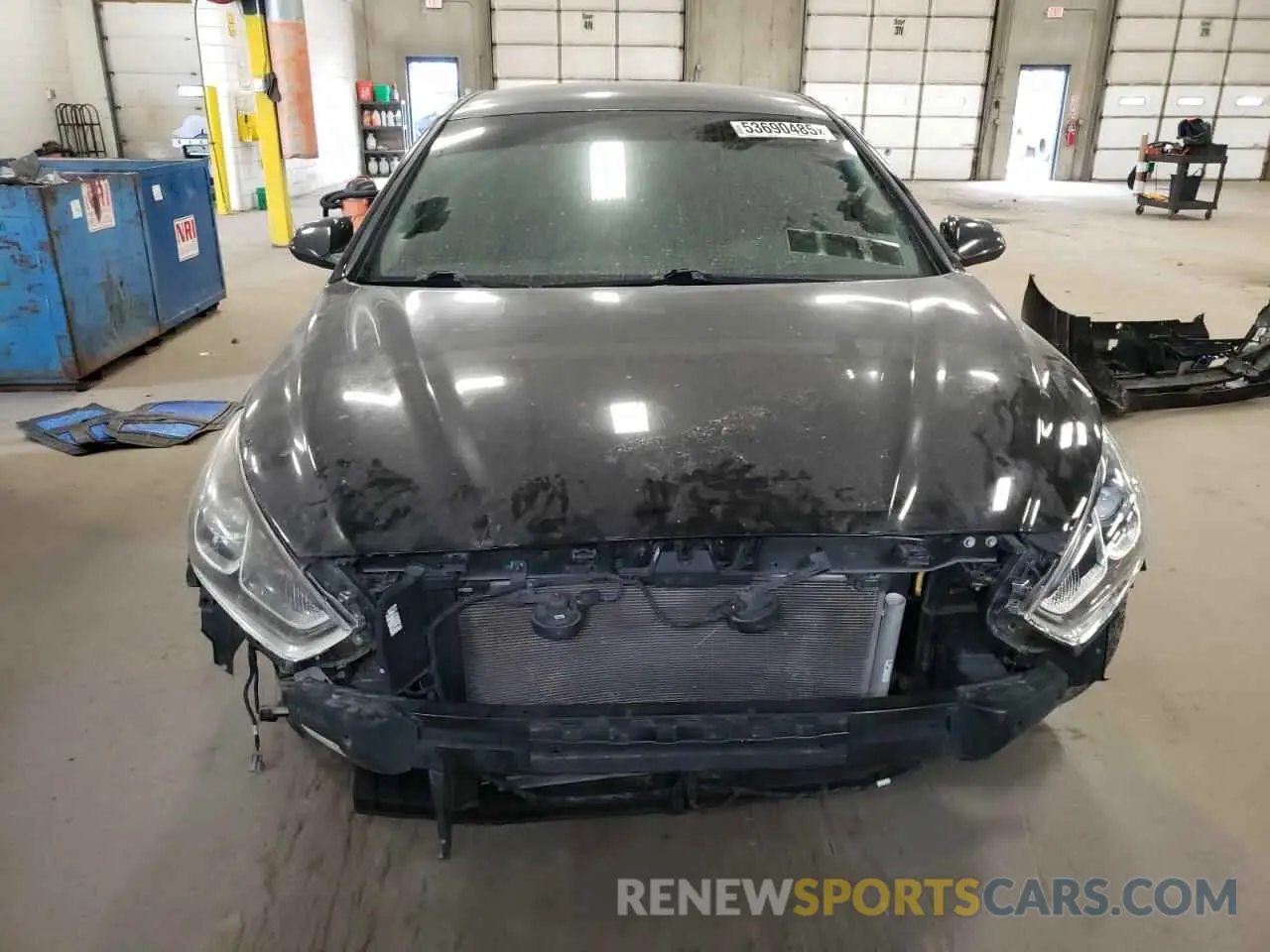 5 Photograph of a damaged car 5NPE24AF9KH762503 HYUNDAI SONATA 2019