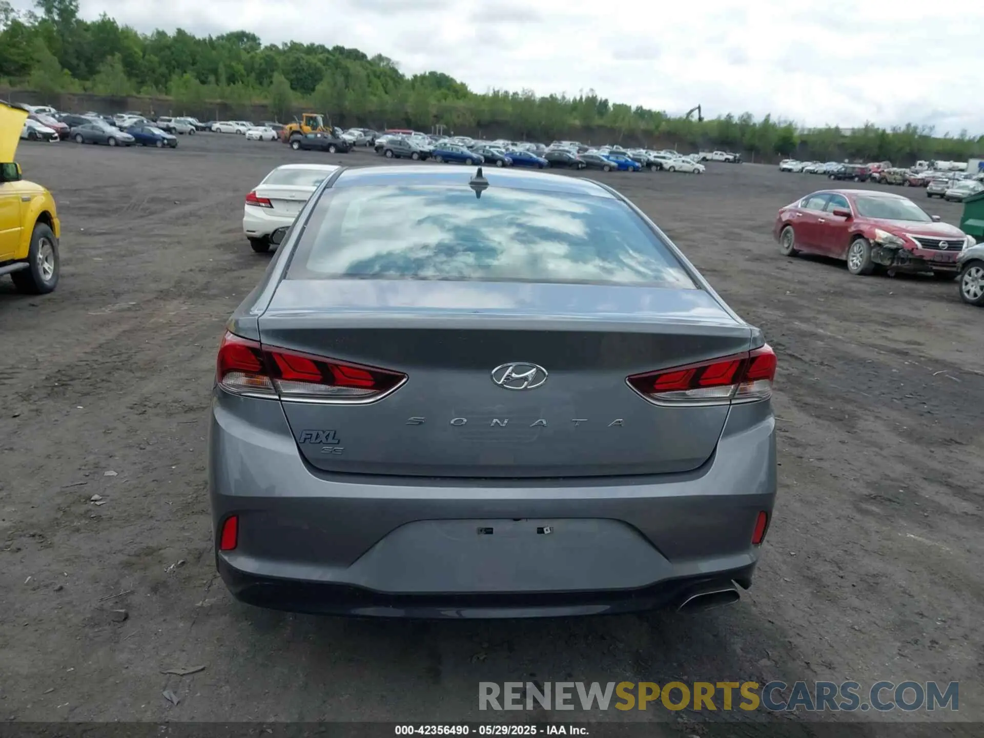 16 Photograph of a damaged car 5NPE24AF9KH766504 HYUNDAI SONATA 2019