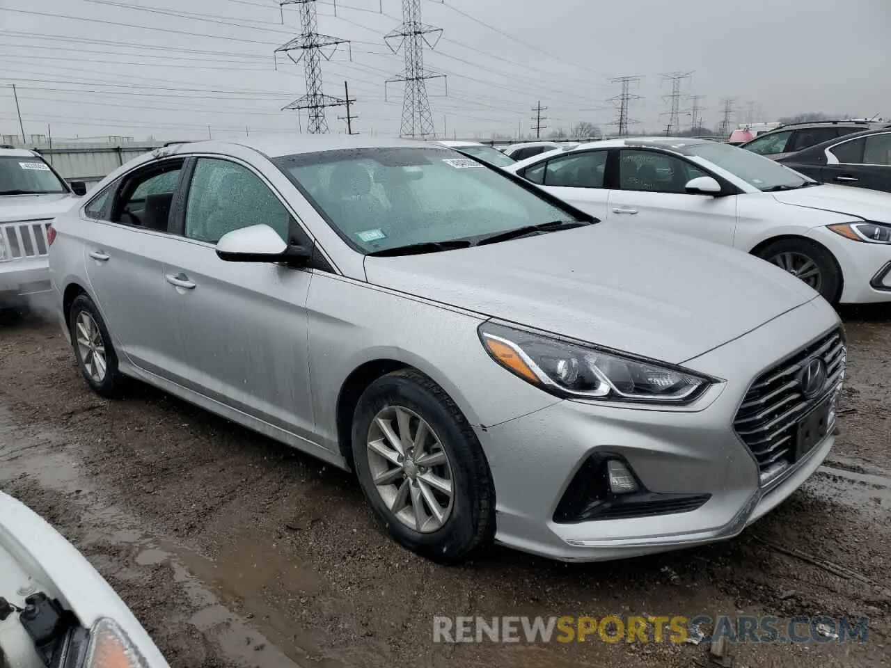 4 Photograph of a damaged car 5NPE24AF9KH773730 HYUNDAI SONATA 2019
