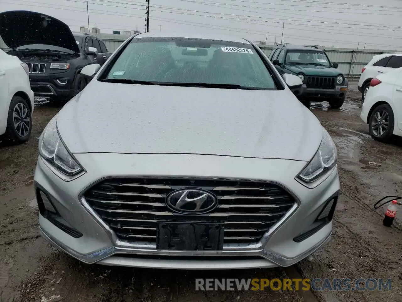 5 Photograph of a damaged car 5NPE24AF9KH773730 HYUNDAI SONATA 2019