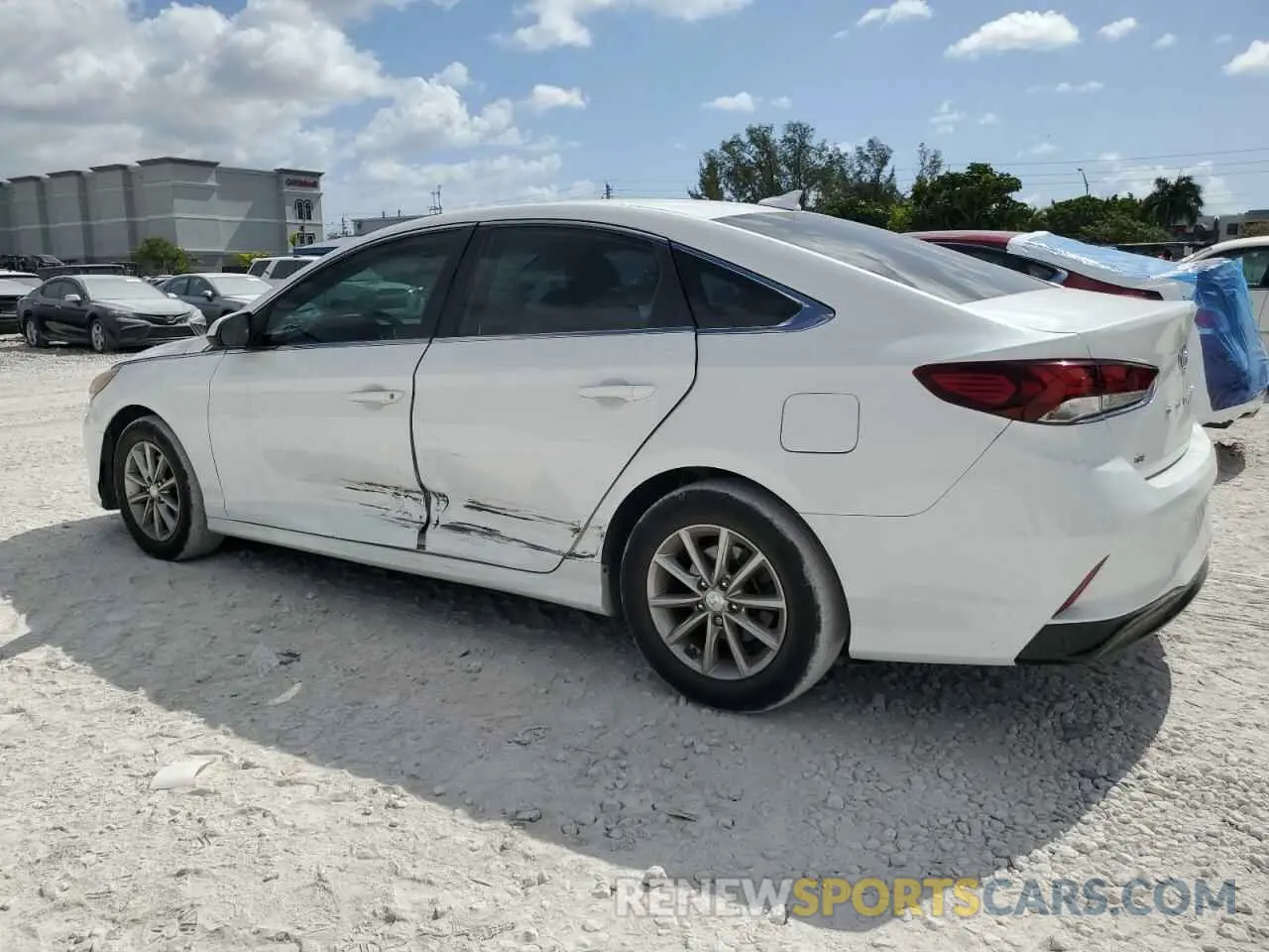 2 Photograph of a damaged car 5NPE24AF9KH774229 HYUNDAI SONATA 2019