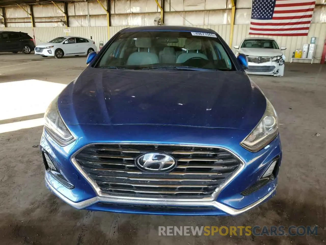 5 Photograph of a damaged car 5NPE24AF9KH783125 HYUNDAI SONATA 2019