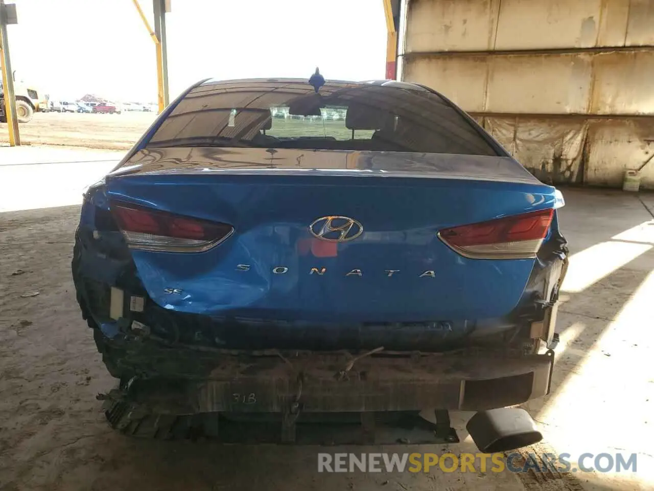 6 Photograph of a damaged car 5NPE24AF9KH783125 HYUNDAI SONATA 2019