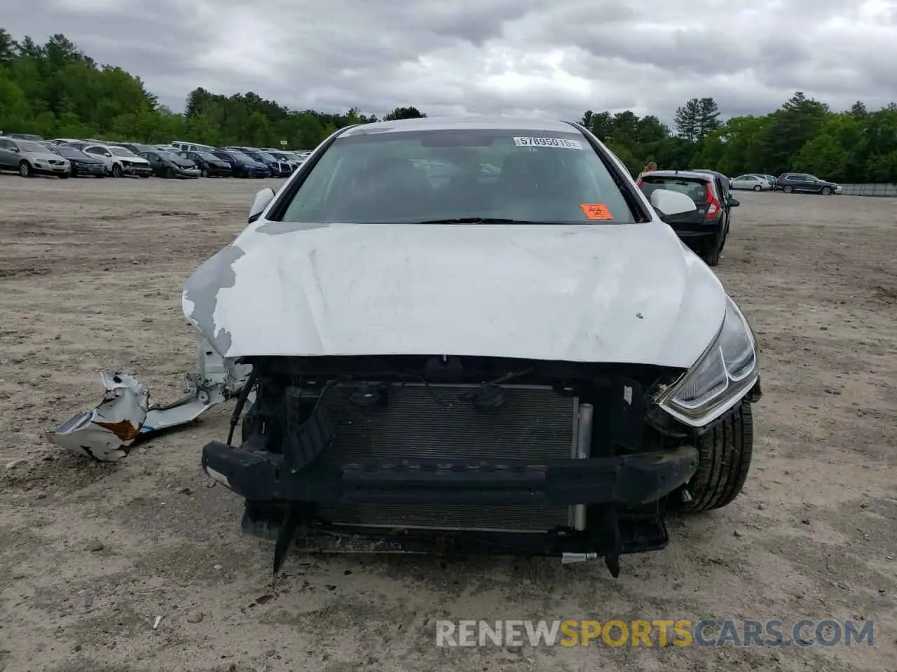 5 Photograph of a damaged car 5NPE24AF9KH785974 HYUNDAI SONATA 2019
