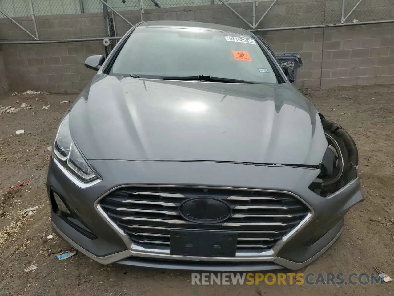 5 Photograph of a damaged car 5NPE24AF9KH800456 HYUNDAI SONATA 2019