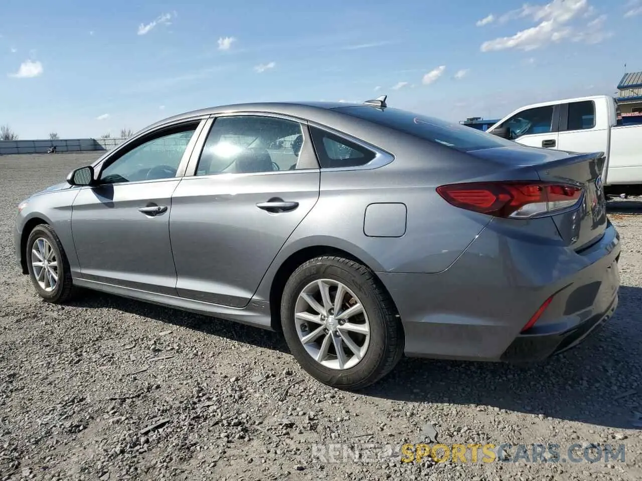 2 Photograph of a damaged car 5NPE24AF9KH819265 HYUNDAI SONATA 2019