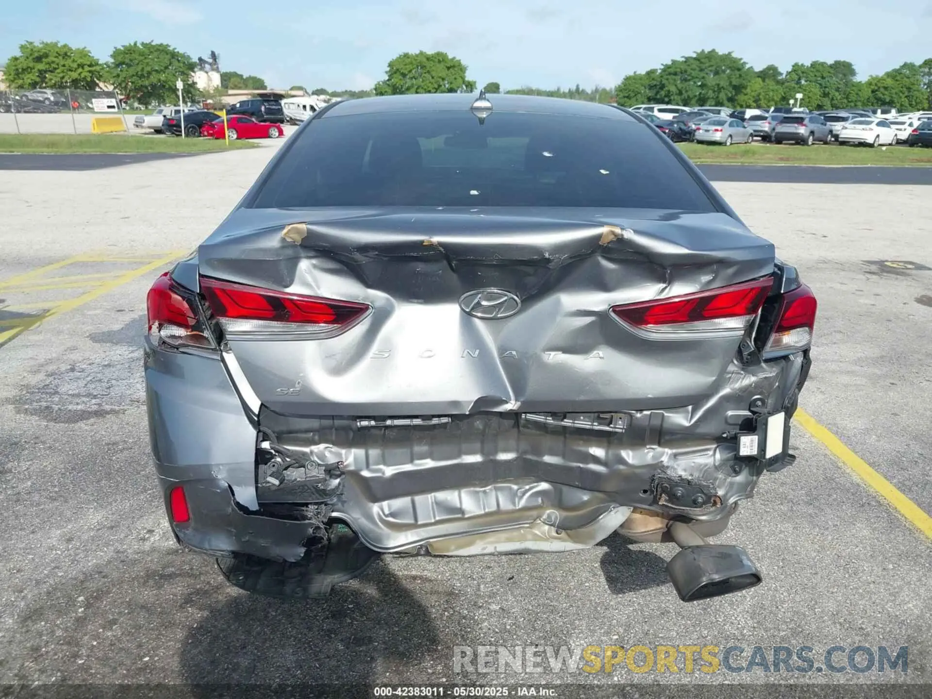 16 Photograph of a damaged car 5NPE24AFXKH729770 HYUNDAI SONATA 2019