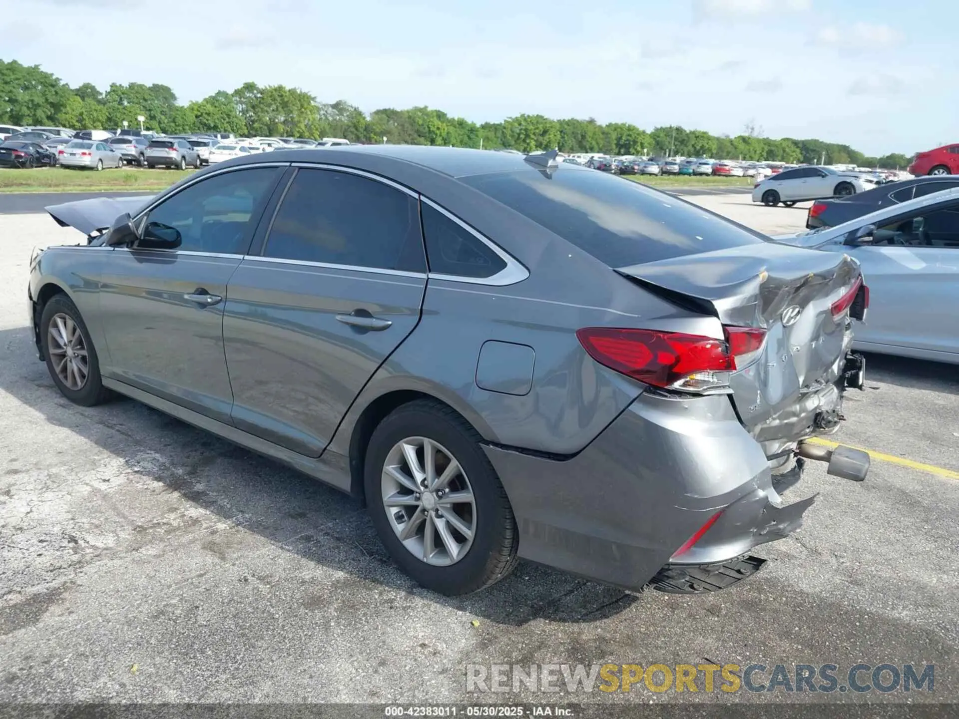 3 Photograph of a damaged car 5NPE24AFXKH729770 HYUNDAI SONATA 2019