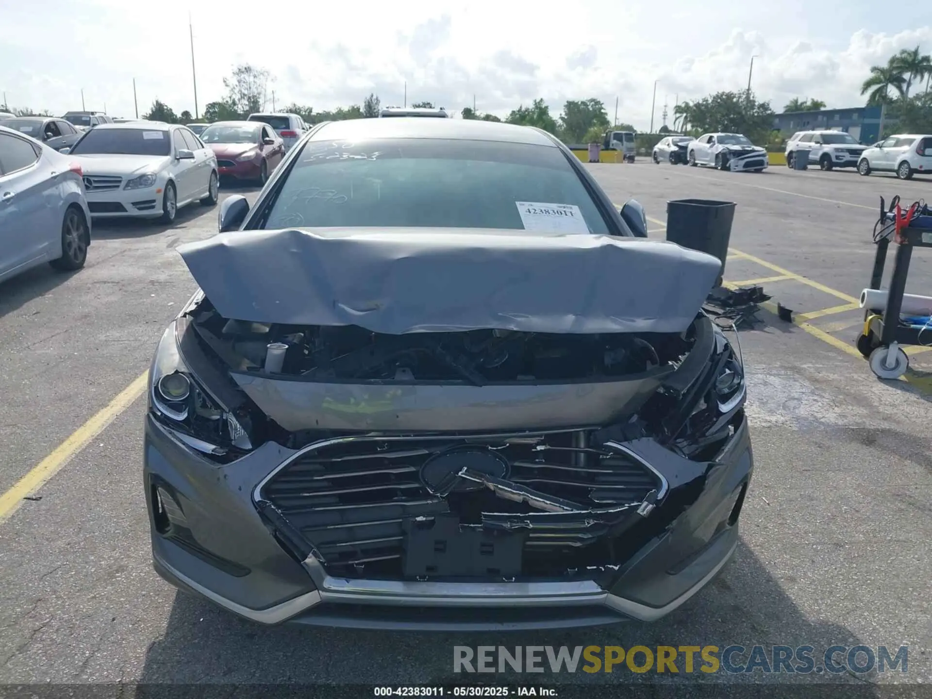 6 Photograph of a damaged car 5NPE24AFXKH729770 HYUNDAI SONATA 2019