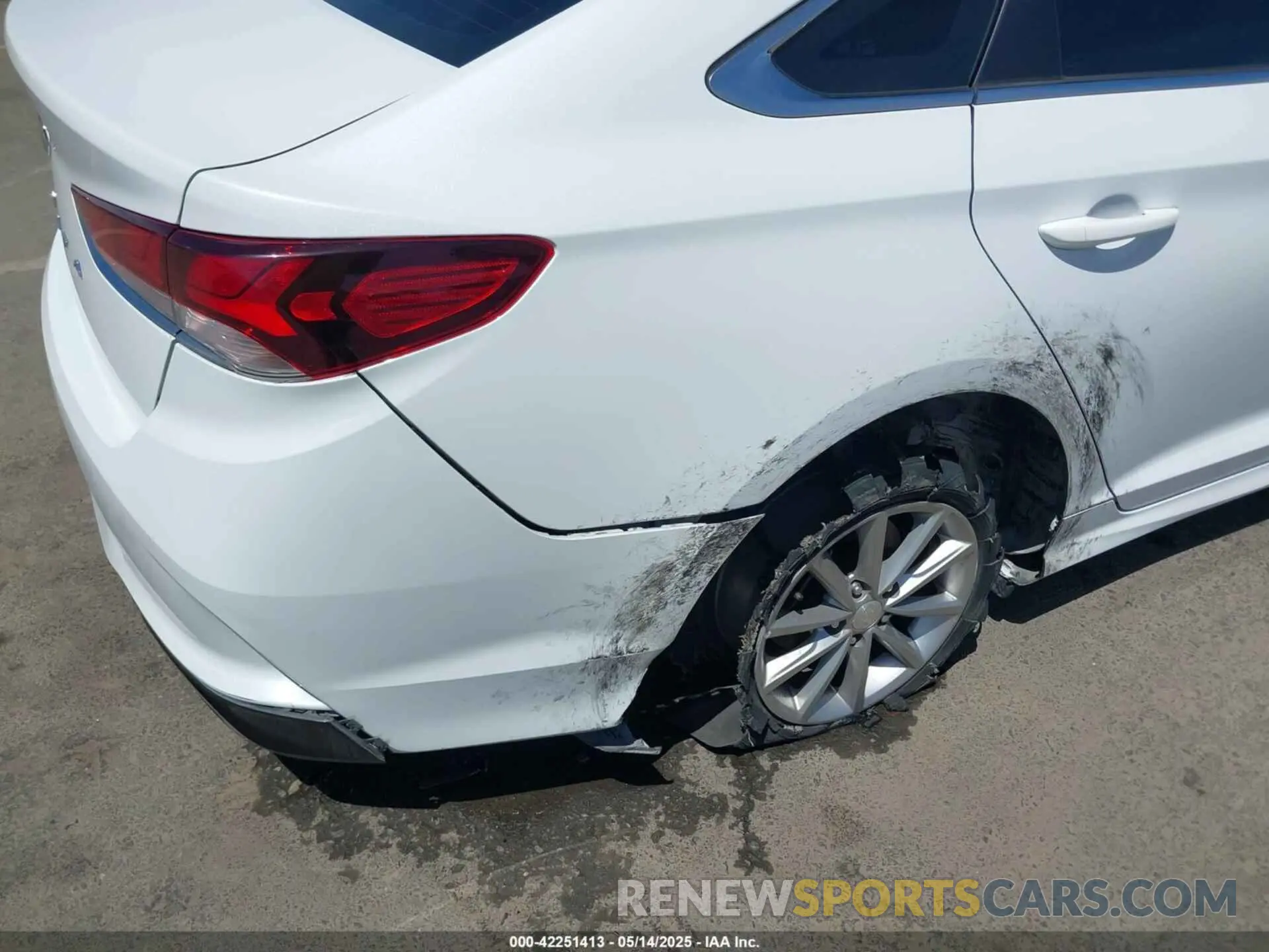 6 Photograph of a damaged car 5NPE24AFXKH739599 HYUNDAI SONATA 2019