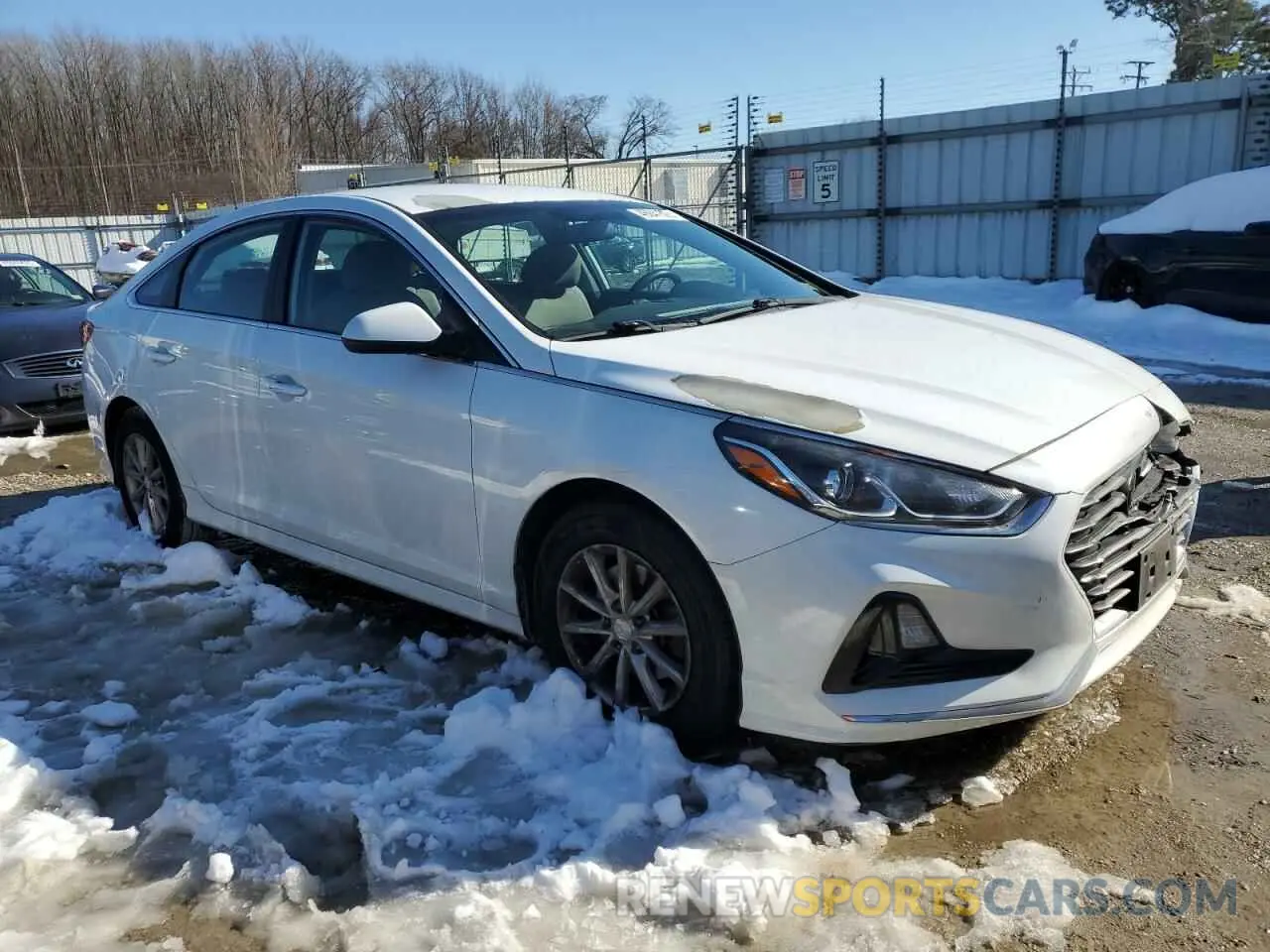 4 Photograph of a damaged car 5NPE24AFXKH748416 HYUNDAI SONATA 2019