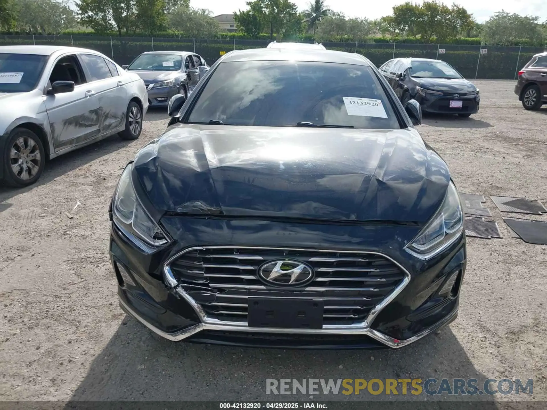 6 Photograph of a damaged car 5NPE24AFXKH754314 HYUNDAI SONATA 2019