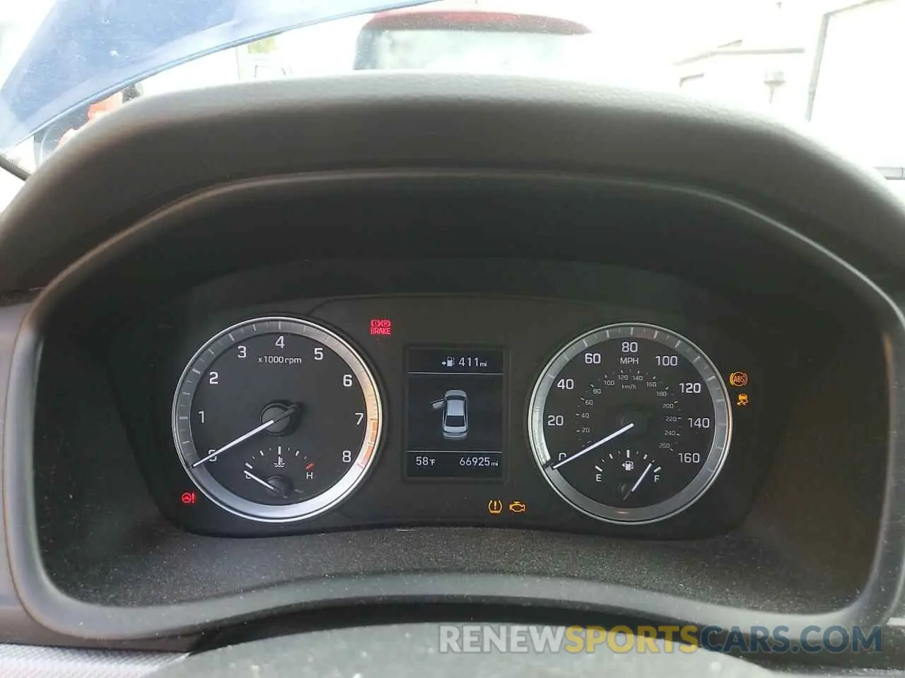 9 Photograph of a damaged car 5NPE24AFXKH792125 HYUNDAI SONATA 2019